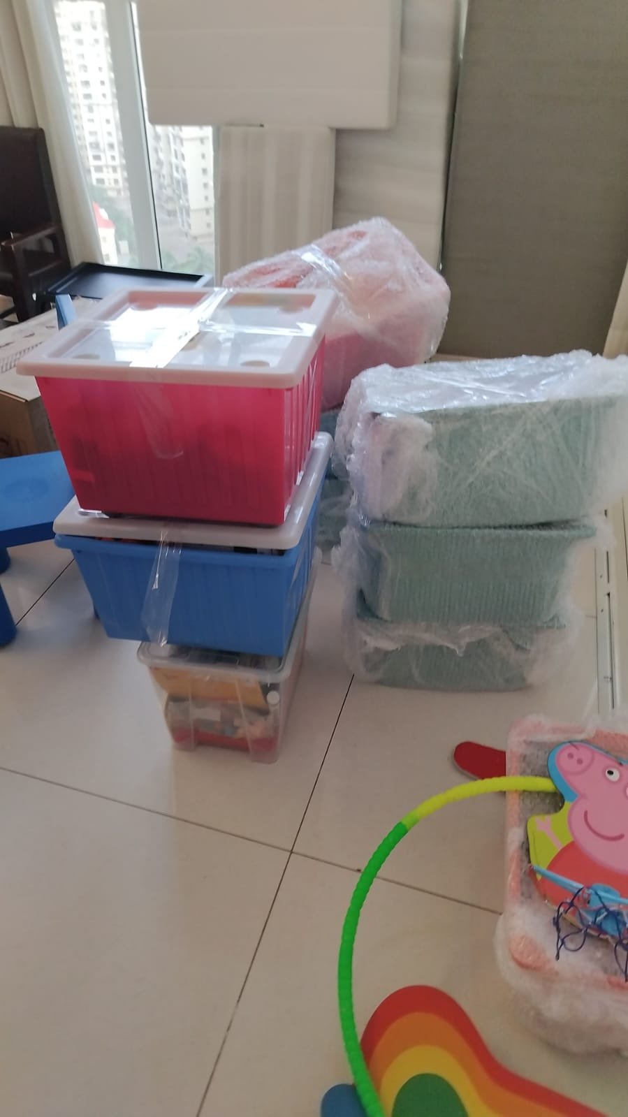 Furniture wrapping and foam protection